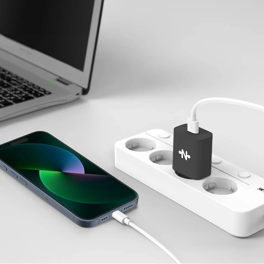 Chargeur Secteur USB CONNECT Charge Rapide 18W QC3.0 Noir