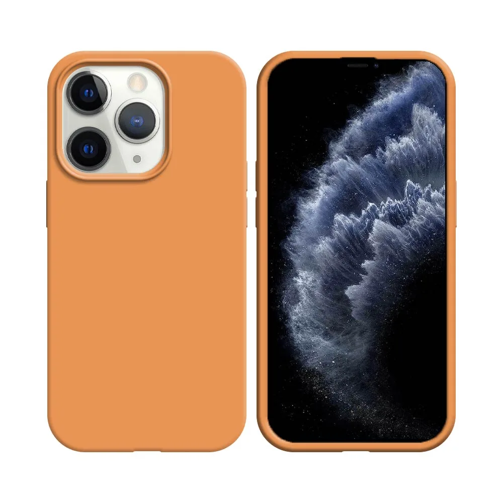 Coque Silicone Compatible pour Apple iPhone 11 Pro Max Corail