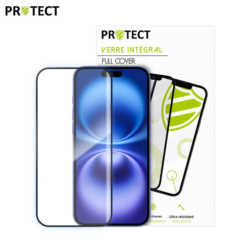 Verre Trempé Intégral PROTECT pour Apple iPhone 16 Plus Noir