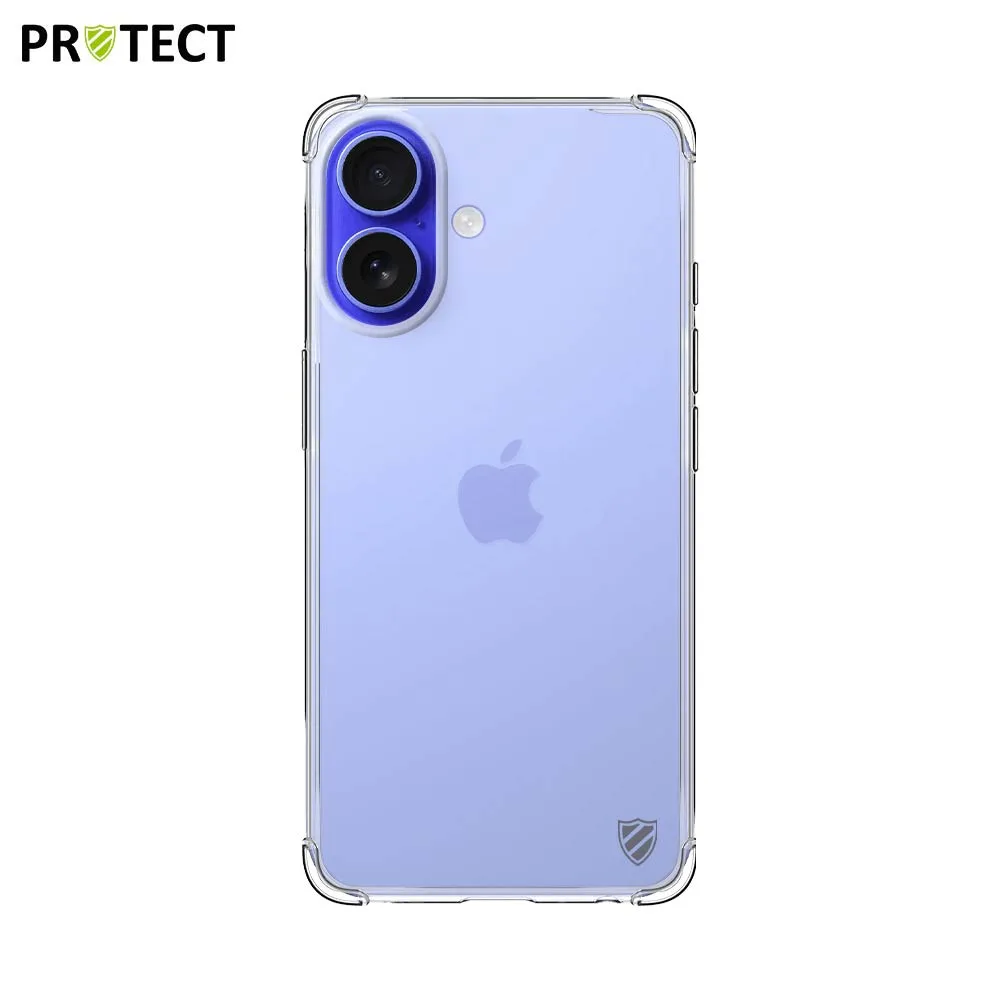 Coque Silicone Renforcée PROTECT pour Apple iPhone 16 Plus Transparent — vue 2
