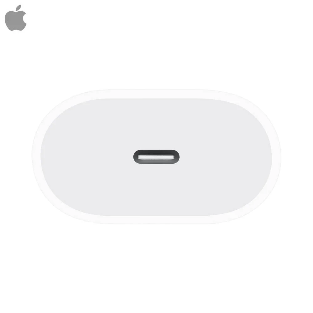 Chargeur Secteur USB-C Apple MHJE3TU/A MUVV3ZM/A 20W 3A Blanc — vue 2