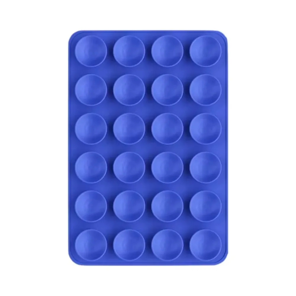 Support Ventouse Silicone Universel pour Smartphone Bleu