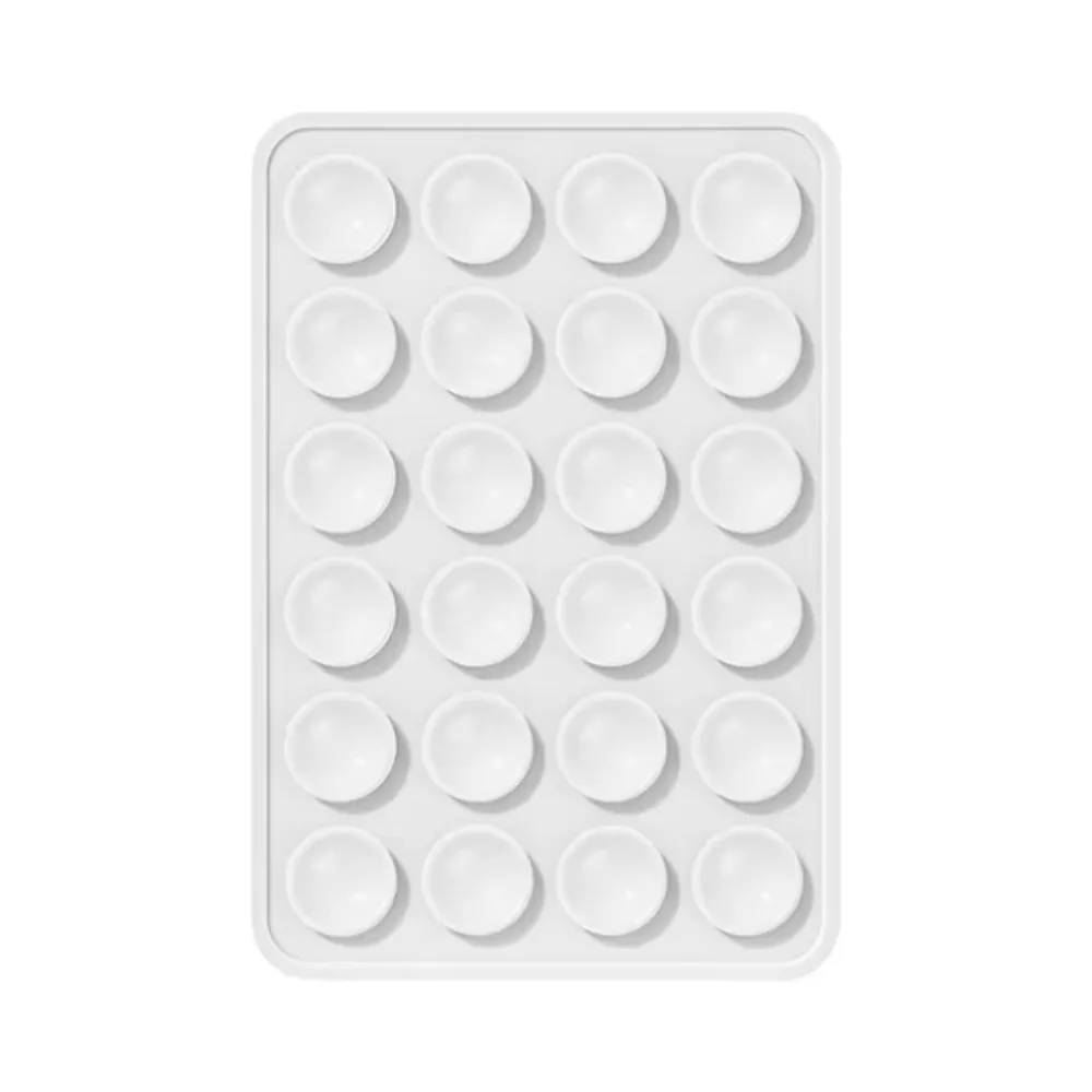 Support Ventouse Silicone Universel pour Smartphone Blanc