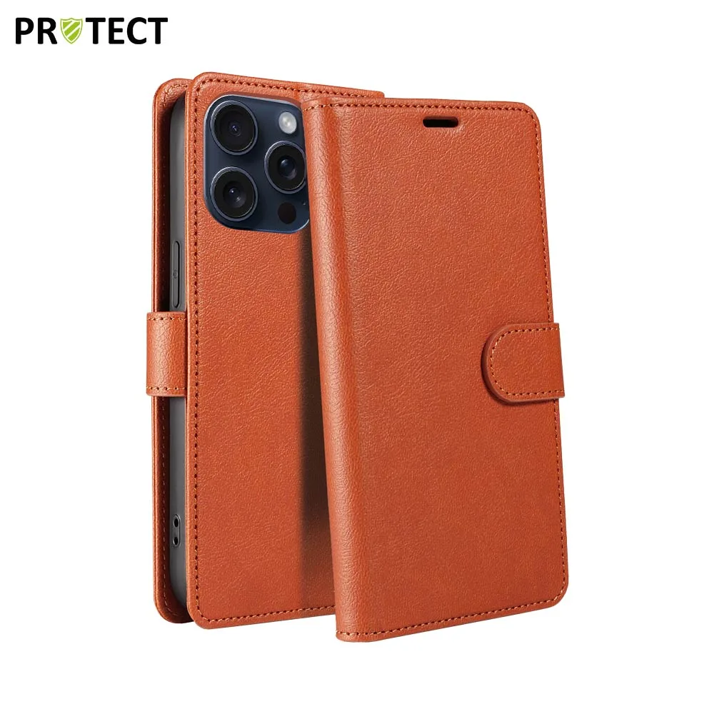 Housse de Protection IP011 PROTECT pour Apple iPhone 15 Pro Max Marron