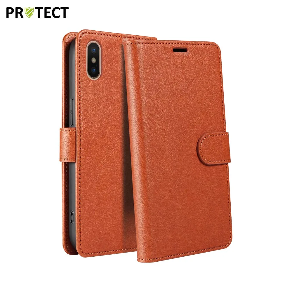 Housse de Protection IP011 PROTECT pour Apple iPhone XS Max Marron