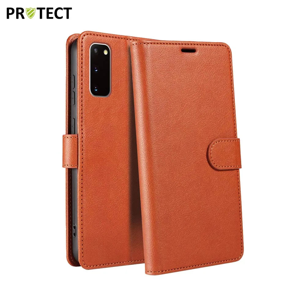 Housse de Protection IP011 PROTECT pour Samsung Galaxy S20 5G G981/Galaxy S20 G980 Marron