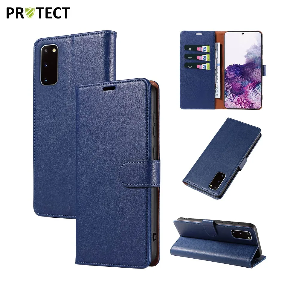 Housse de Protection IP011 PROTECT pour Samsung Galaxy S20 FE 4G G780/Galaxy S20 FE 5G G781 Bleu Marine