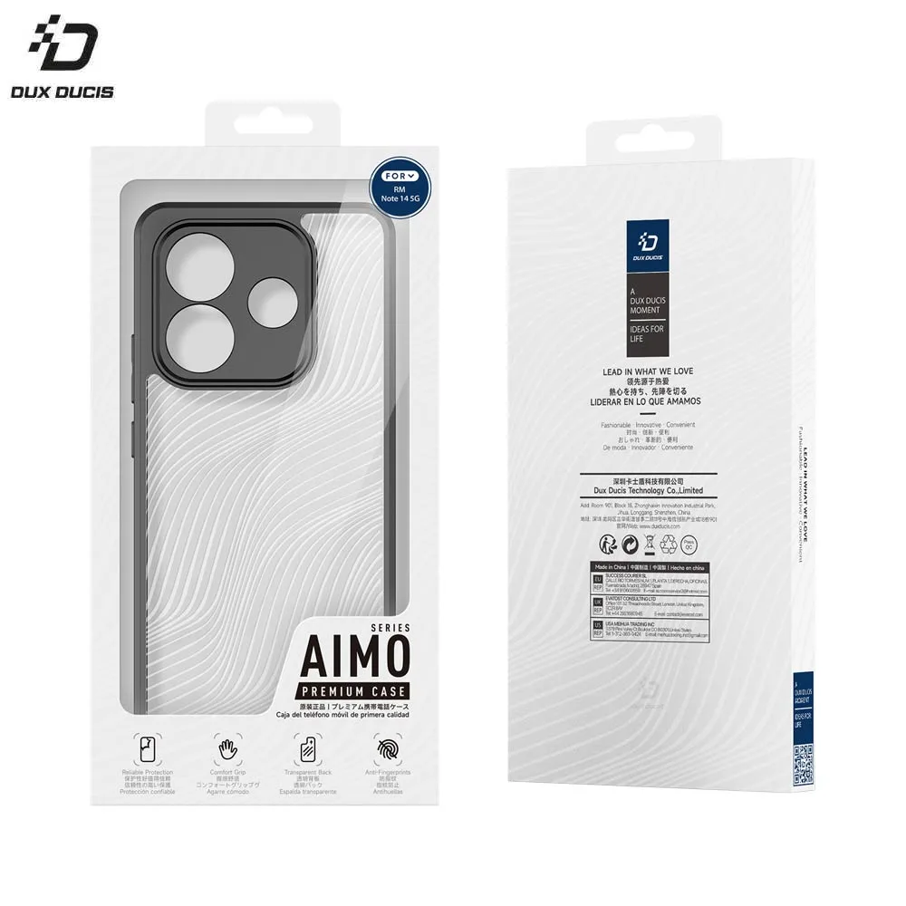 Coque de Protection Aimo Dux Ducis pour Xiaomi Redmi Note 14 5G Noir — vue 2
