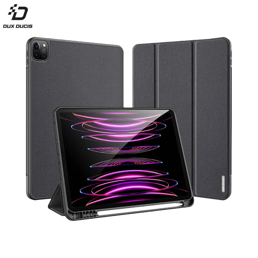 Housse de Protection Domo Dux Ducis pour Apple iPad Pro 11" (1e, 2e, 3e génération) & Pro 11" M2 4e génération Noir