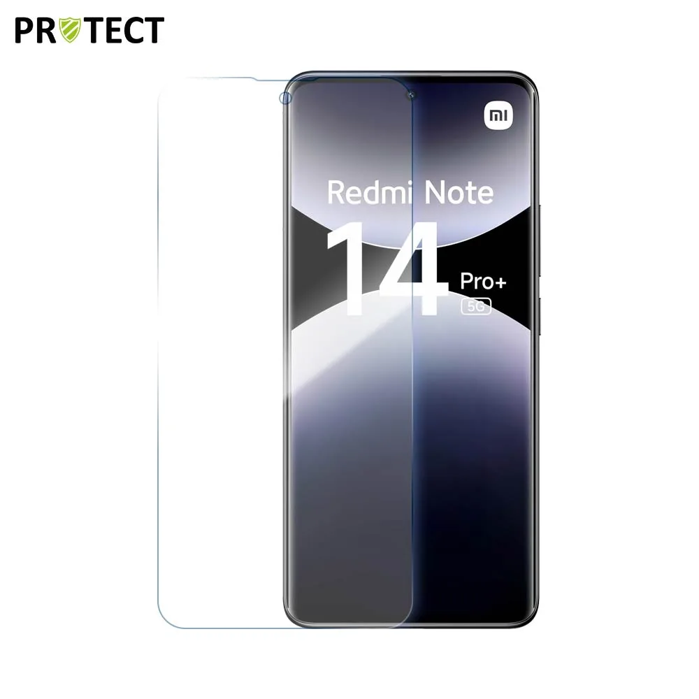 Verre Trempé Classique PROTECT pour Xiaomi Redmi Note 14 Pro+ 5G Transparent
