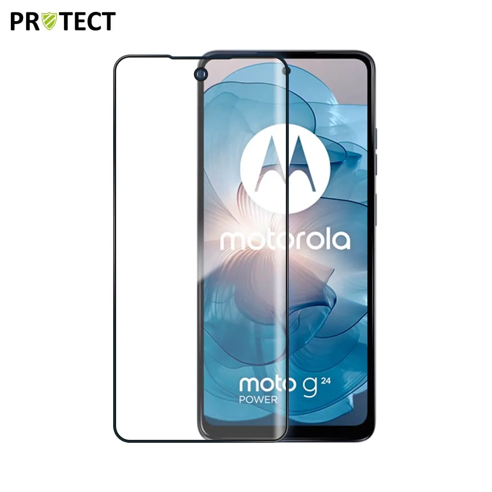 Verre Trempé Intégral PROTECT Motorola Moto G24 Power, G24 4G, G04, E14 & G04s Noir