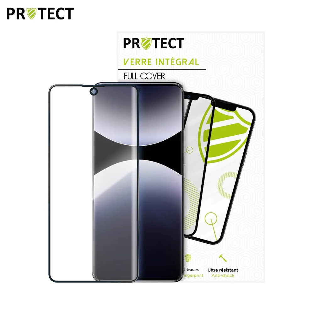 Verre Trempé Intégral PROTECT pour Xiaomi Redmi Note 14 Pro 5G Noir — vue 2