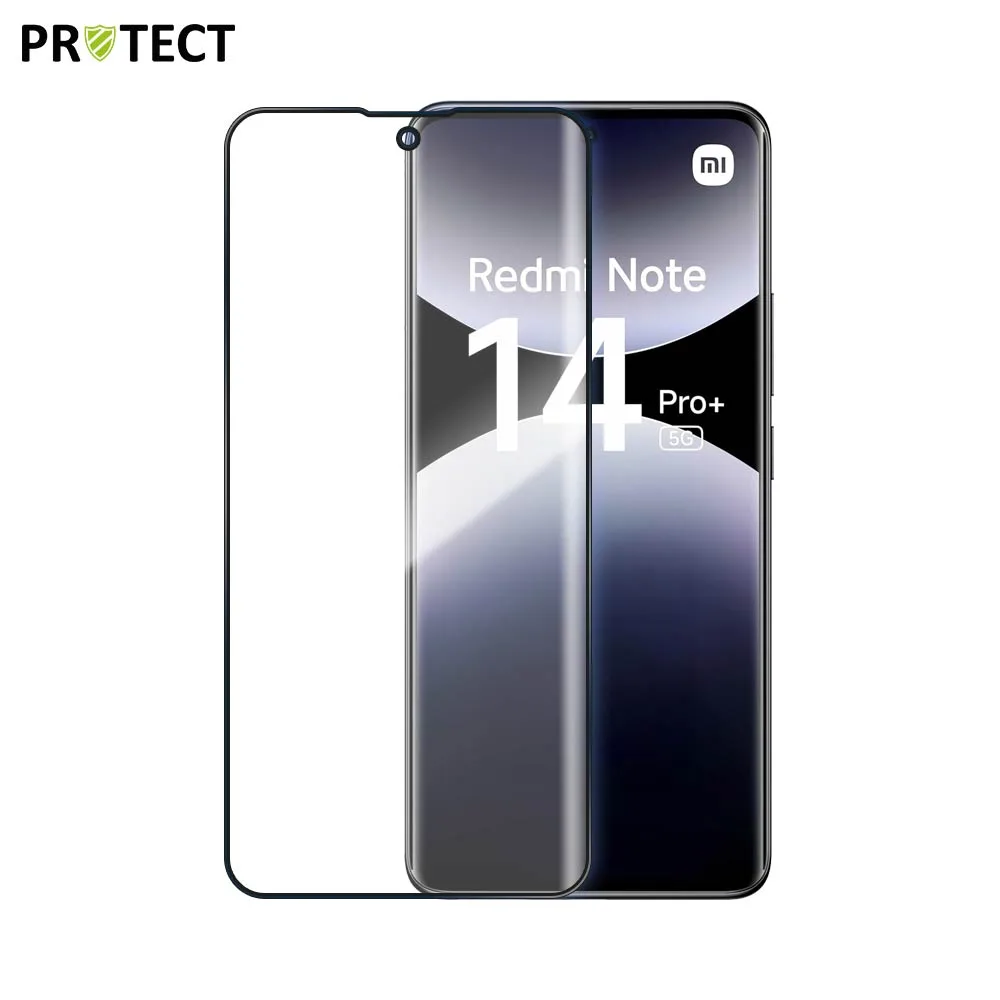 Verre Trempé Intégral PROTECT Xiaomi Redmi Note 14 Pro+ 5G Noir