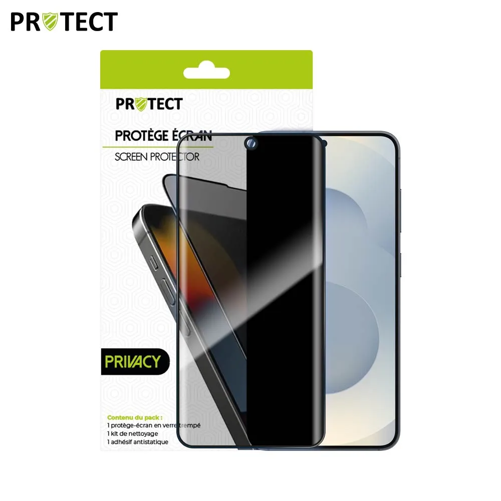 Verre Trempé PRIVACY PROTECT pour Samsung Galaxy S25 Plus S936 Transparent