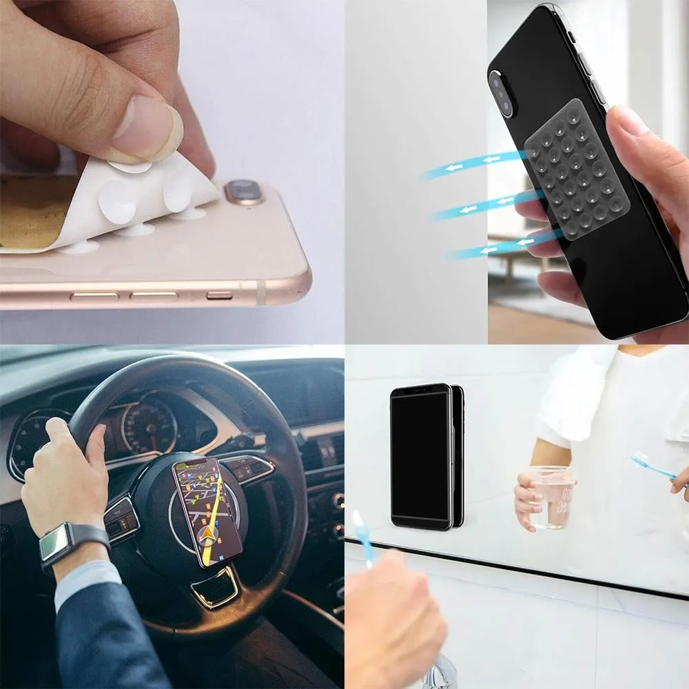 Support Ventouse Silicone Universel pour Smartphone Noir — vue 3
