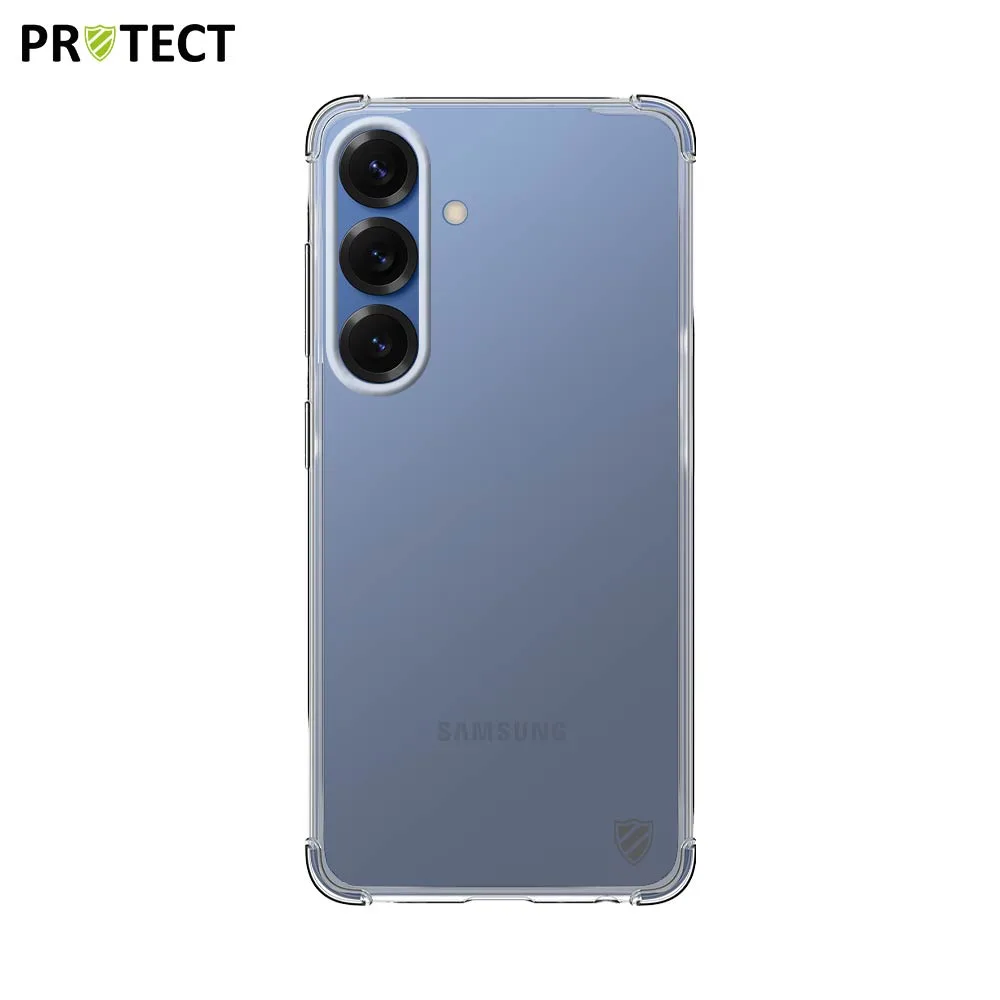 Coque Silicone Renforcée PROTECT pour Samsung Galaxy S25 S931 Transparent