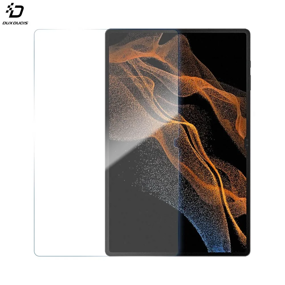 Verre Trempé Classique Dux Ducis pour Samsung Galaxy Tab S8 Ultra Wi-Fi X900, S9 Ultra Wi-Fi X910, S9 Ultra 5G X916 & S8 Ultra 5G X906 Transparent