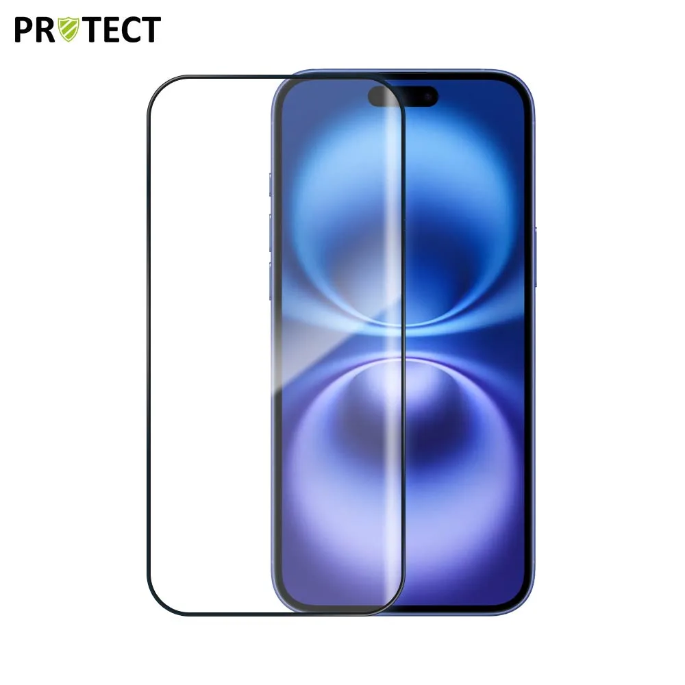 Verre Trempé HD PROTECT pour Apple iPhone 15/iPhone 16 Transparent