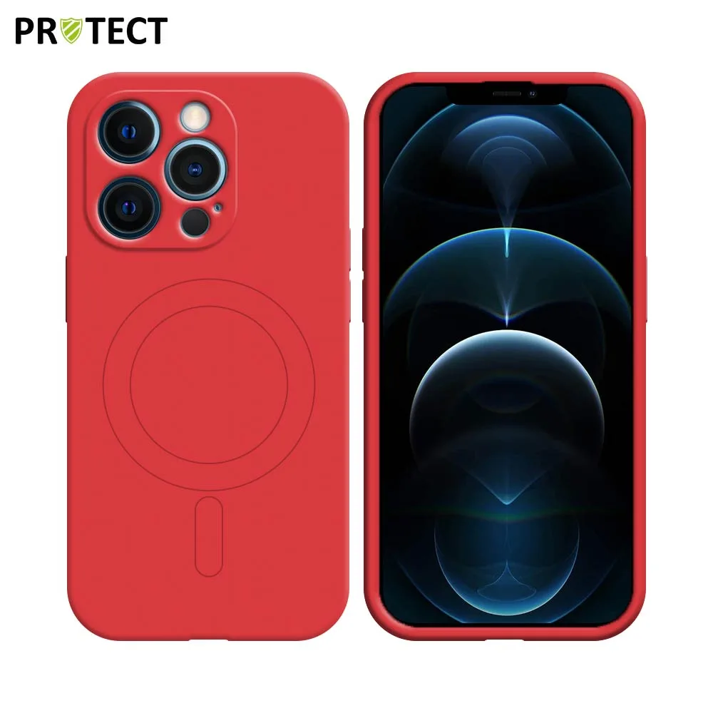 Coque IZ001 PROTECT Apple iPhone 12 Pro MagSafe Rouge
