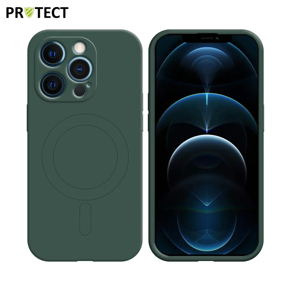 Coque IZ001 PROTECT Apple iPhone 12 Pro MagSafe Vert Foncé