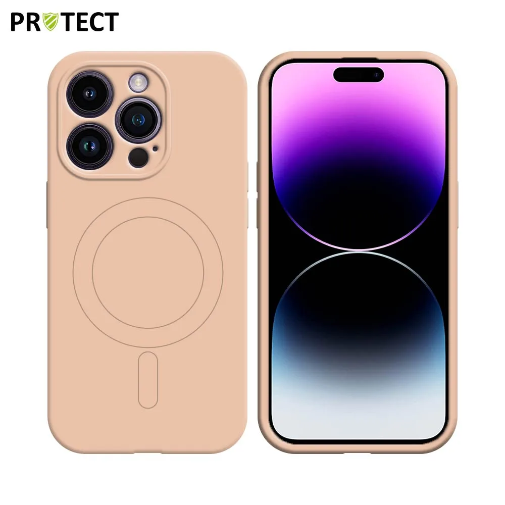 Coque de Protection IZ001 PROTECT pour Apple iPhone 14 Pro MagSafe Rose