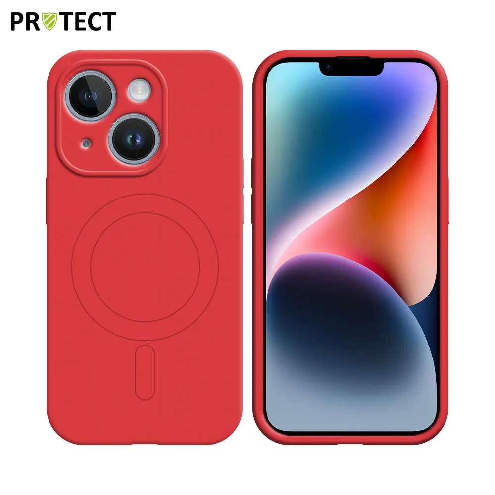 Coque IZ001 PROTECT Apple iPhone 14 Plus MagSafe Rouge