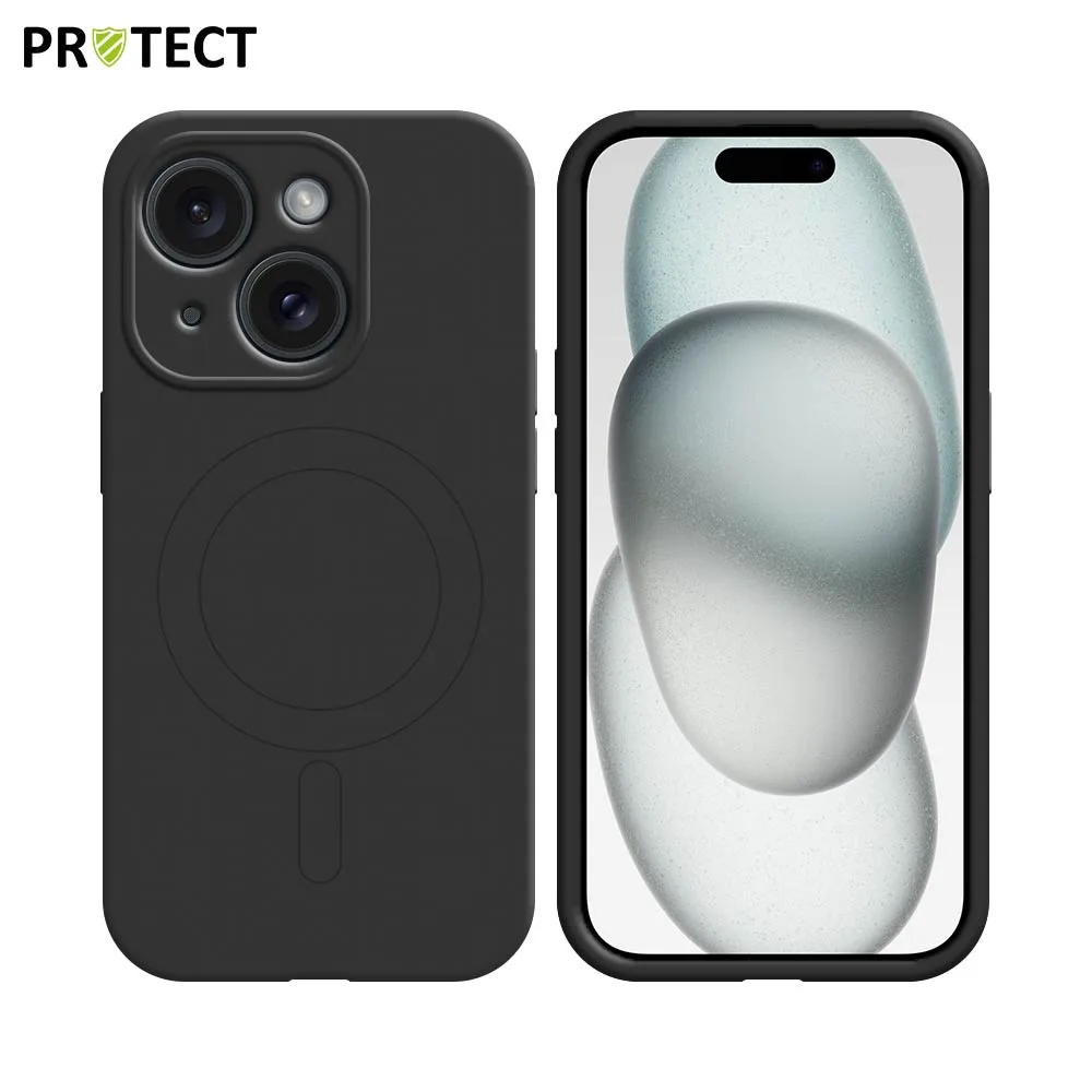 Coque de Protection IZ001 PROTECT pour Apple iPhone 15 MagSafe Noir