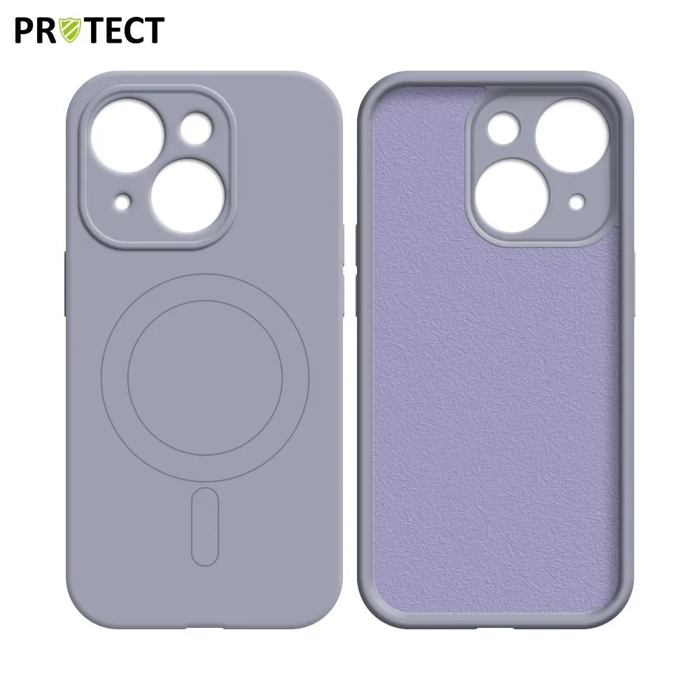 Coque de Protection IZ001 PROTECT pour Apple iPhone 15 MagSafe Violet — vue 2