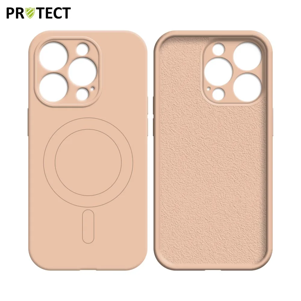 Coque de Protection IZ001 PROTECT pour Apple iPhone 15 Pro MagSafe Rose — vue 2