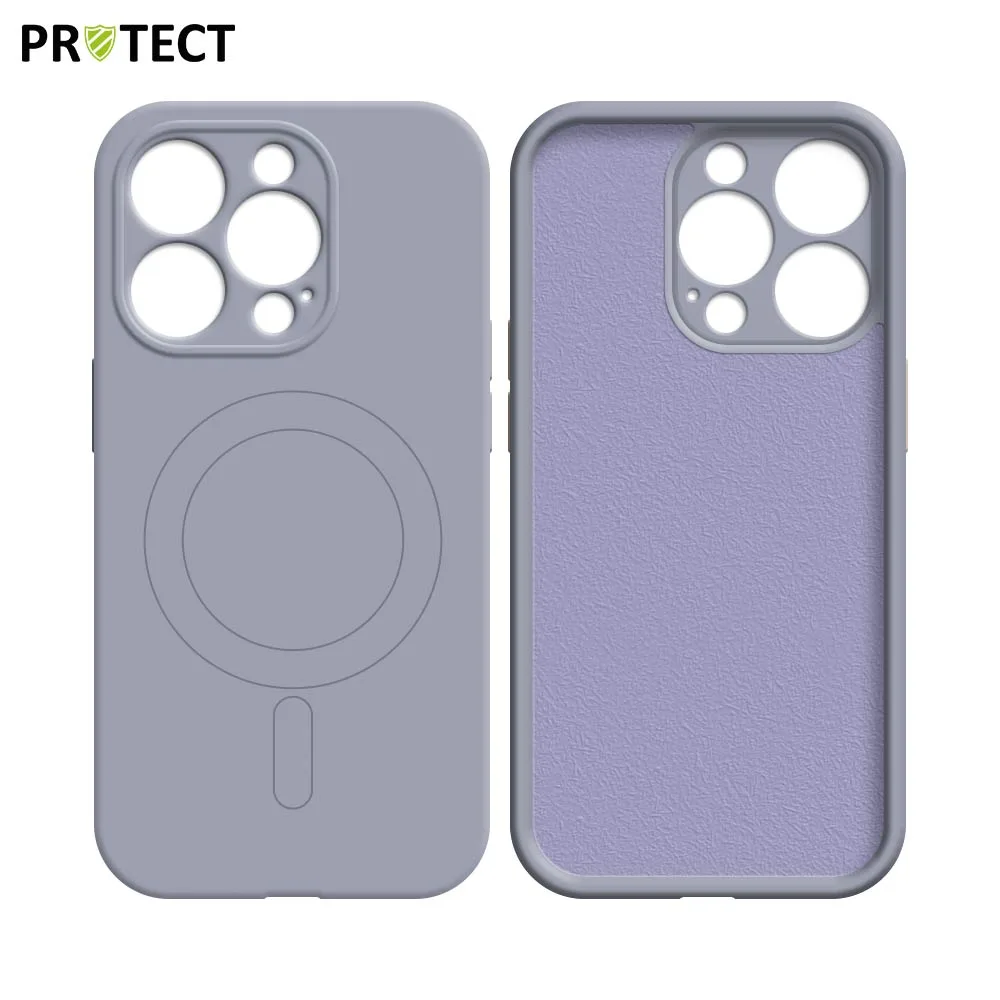 Coque de Protection IZ001 PROTECT pour Apple iPhone 15 Pro MagSafe Violet — vue 2