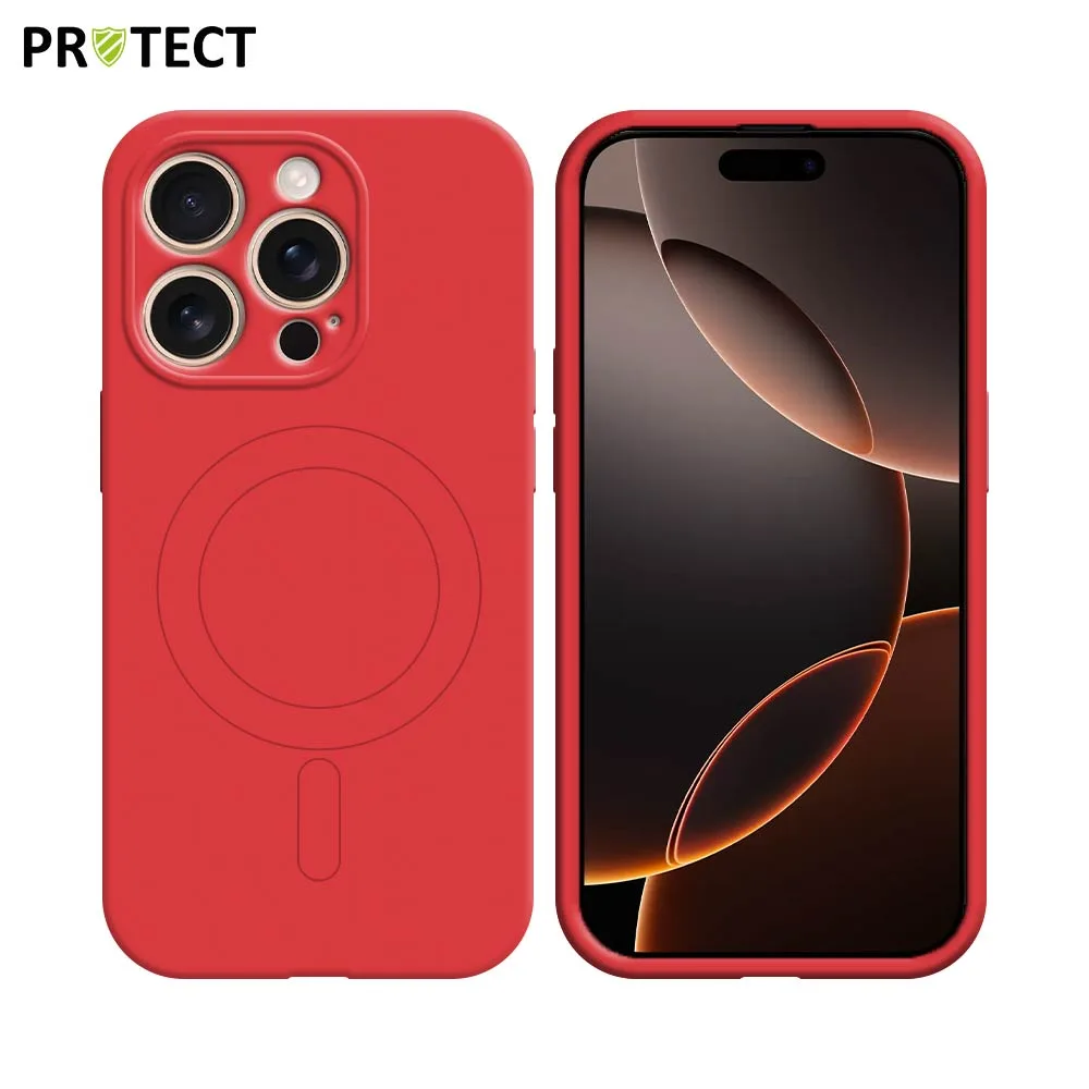 Coque IZ001 PROTECT Apple iPhone 16 Pro MagSafe Rouge