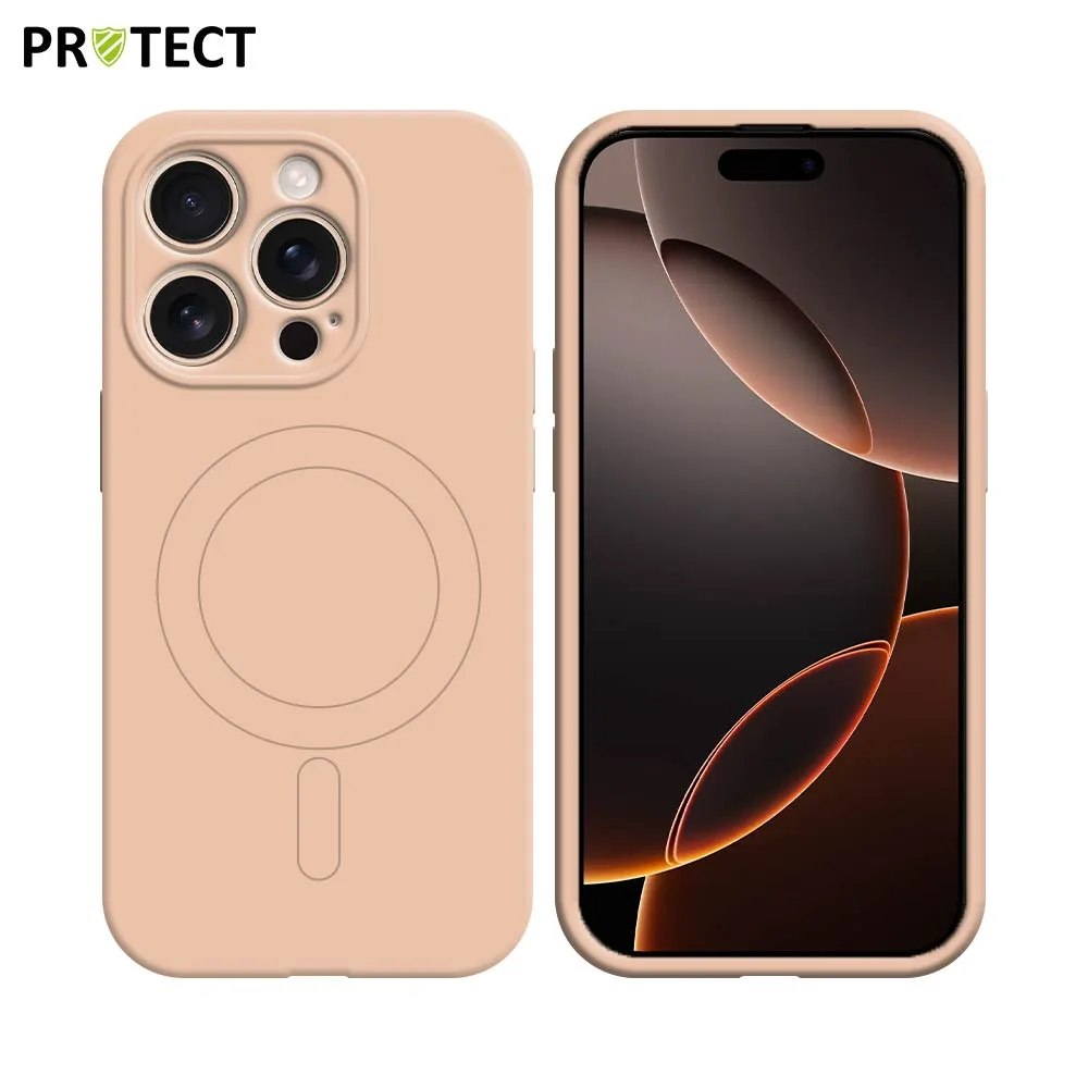 Coque de Protection IZ001 PROTECT pour Apple iPhone 16 Pro MagSafe Rose