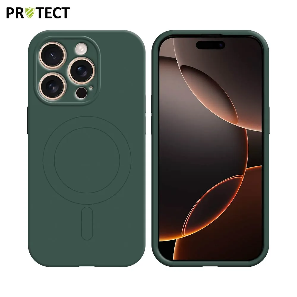 Coque IZ001 PROTECT Apple iPhone 16 Pro Max MagSafe Vert Foncé