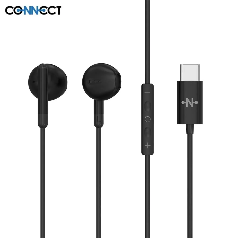 Écouteurs Filaires USB-C CONNECT Noir