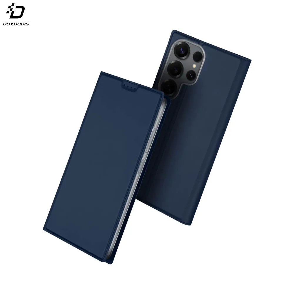 Housse Skin Pro Dux Ducis Samsung Galaxy S25 Ultra Bleu