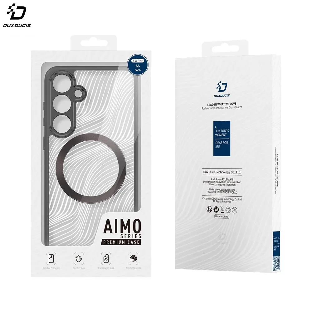 Coque de Protection Aimo Mag Dux Ducis pour Samsung Galaxy S24 5G S921 Noir