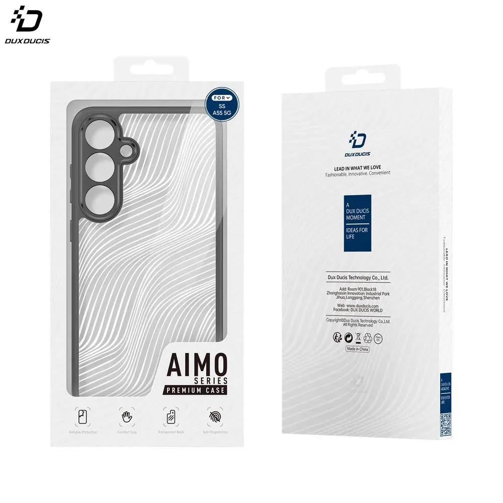Coque de Protection Aimo Dux Ducis pour Samsung Galaxy A55 5G A556 Noir