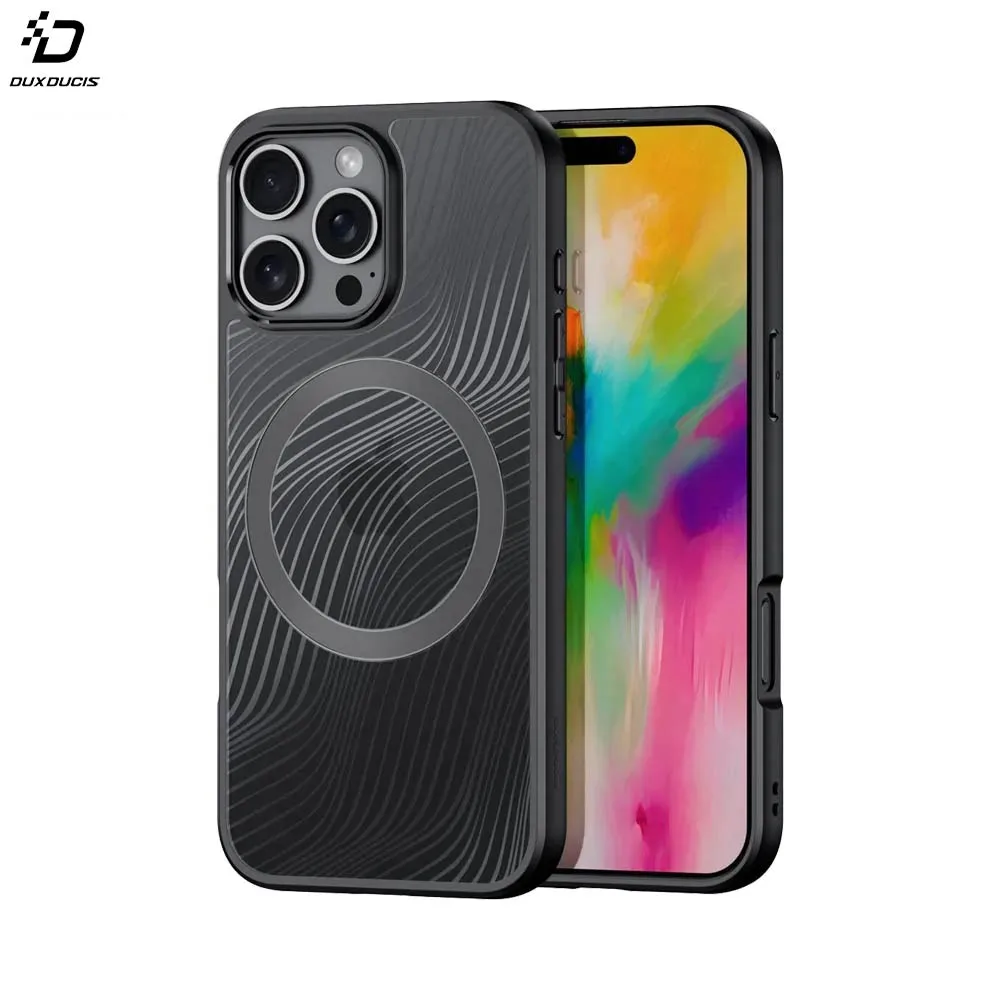 Coque de Protection Aimo Mag Dux Ducis pour Apple iPhone 16 Pro Noir