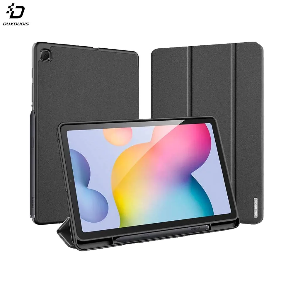 Housse de Protection Domo Dux Ducis pour Samsung Galaxy Tab S6 Lite Wi-Fi P610 & S6 Lite 4G P615 Noir