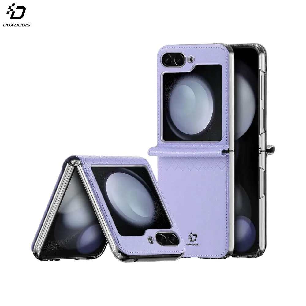 Housse de Protection Bril Dux Ducis pour Samsung Galaxy Z Flip 5 5G F731 Violet