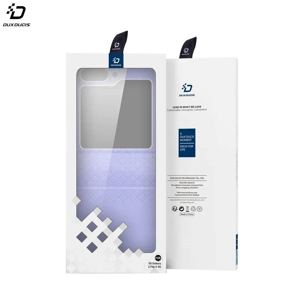 Housse de Protection Bril Dux Ducis pour Samsung Galaxy Z Flip 5 5G F731 Noir