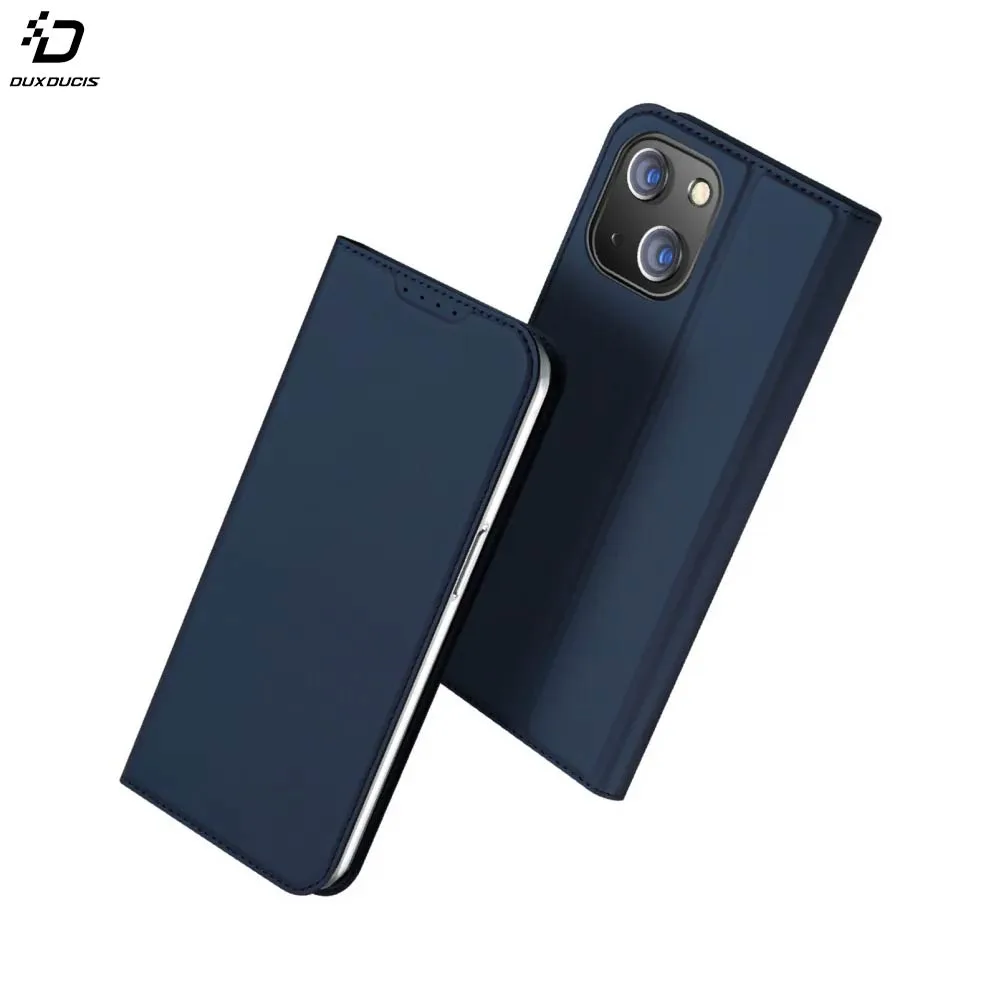 Housse de Protection Skin Pro Dux Ducis pour Apple iPhone 15 Bleu