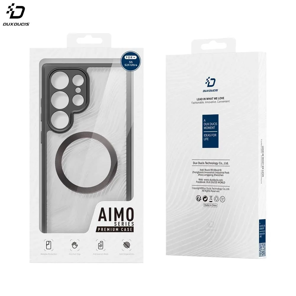 Coque de Protection Aimo Mag Dux Ducis pour Samsung Galaxy S24 Ultra 5G S928 Noir — vue 2