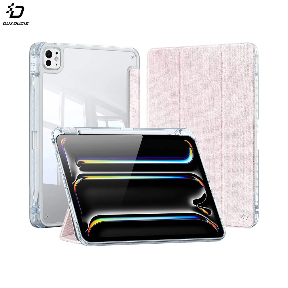 Housse de Protection Unid Dux Ducis pour Apple iPad Pro 11" M4 (5e génération) Rose