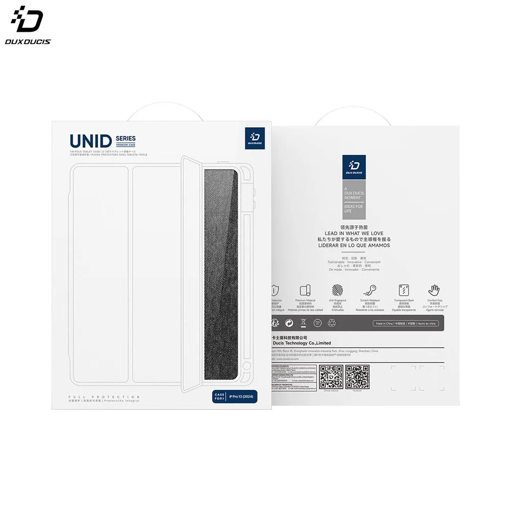 Housse de Protection Unid Dux Ducis pour Apple iPad Pro 13" M4 (7e génération) Noir