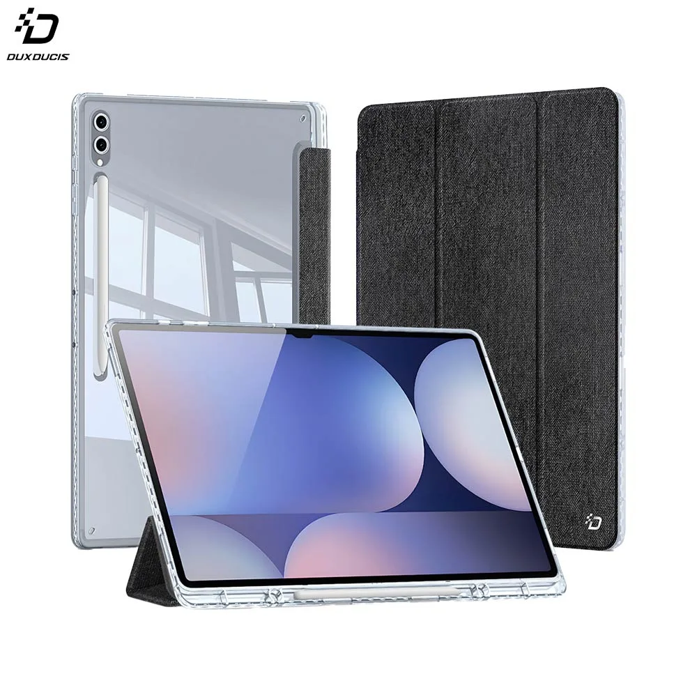 Housse de Protection Unid Dux Ducis pour Samsung Galaxy Tab S8 Ultra Wi-Fi X900, S9 Ultra Wi-Fi X910, S9 Ultra 5G X916, S8 Ultra 5G X906, S10 Ultra Wi-Fi X920 & S10 Ultra 5G X926 Noir