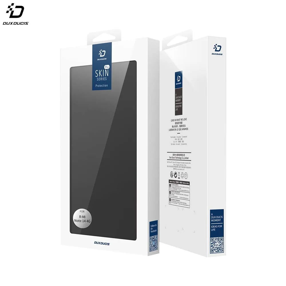 Housse de Protection Skin Pro Dux Ducis pour Xiaomi Redmi Note 14 4G Version EU Noir — vue 2