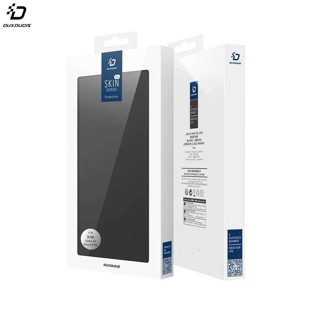 Housse de Protection Skin Pro Dux Ducis pour Poco X7 Pro 5G Bleu — vue 2