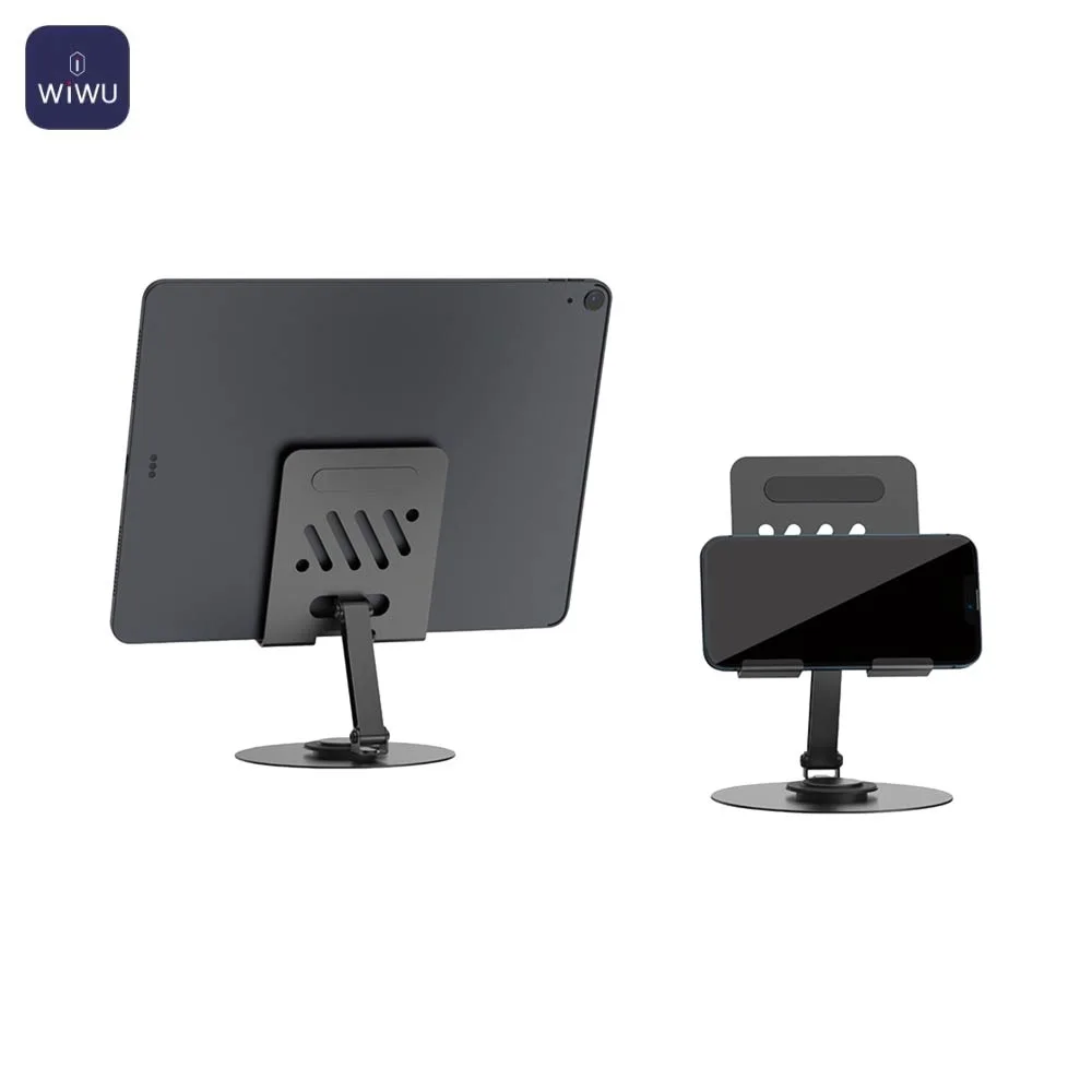 Support pour Smartphone et Tablette Wiwu Rotatif Gris