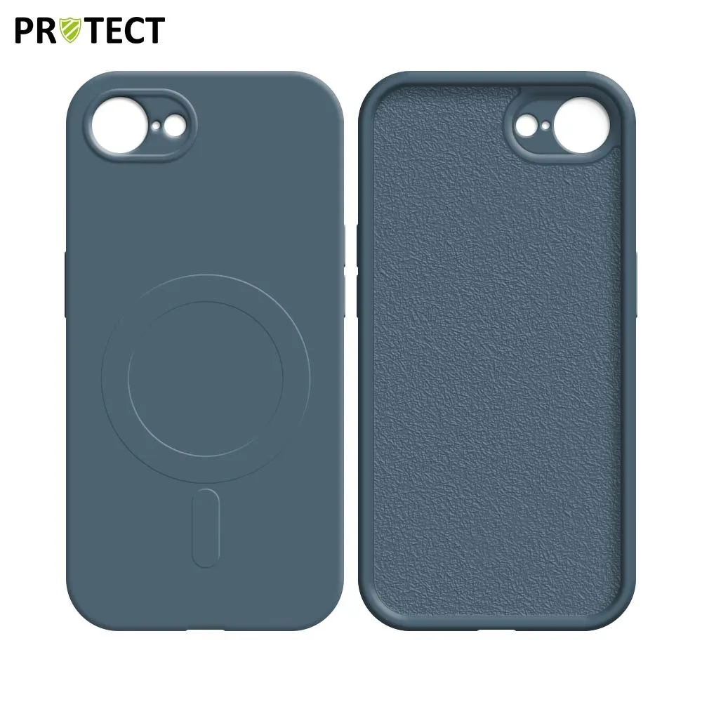 Coque de Protection IZ001 PROTECT pour Apple iPhone 16e MagSafe Bleu